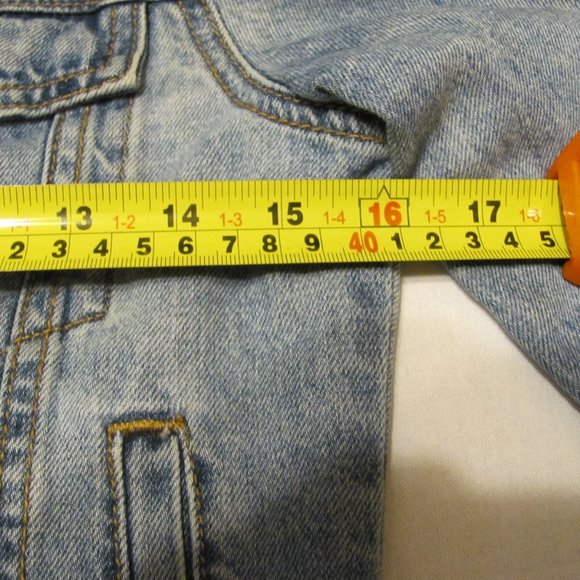 GAP Kids Disney distressed denim jacket xl - Picture 7 of 12